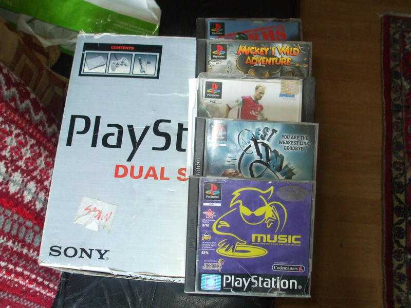 Go retro with the first Playstation -) -) Comes with a selection of games and music