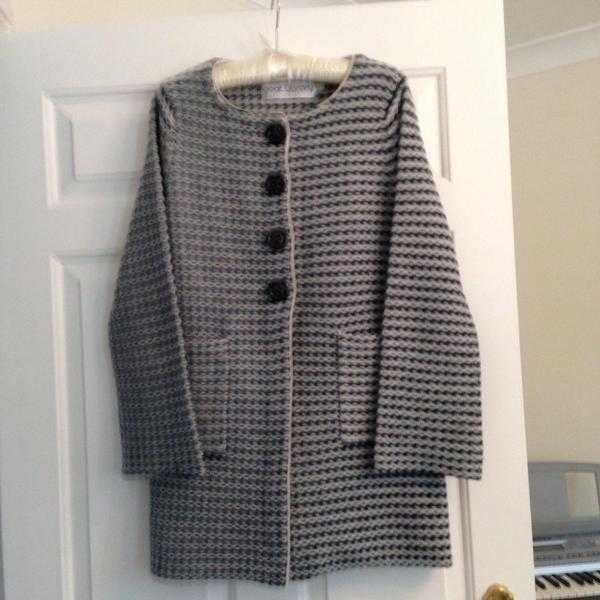 Goat Library Lambswool Cardigan wScarf UK 10...UNWORN (ORIGINAL) FREE POSTAGE