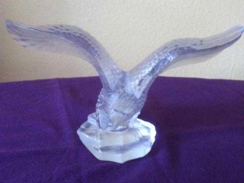 Goebel figurine crystal frosted eagle