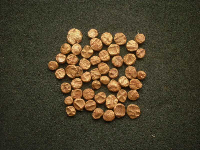 Gold ancient small coins