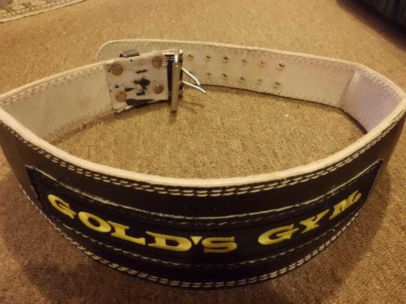 Gold039s Gym Leather Weight Training Belt