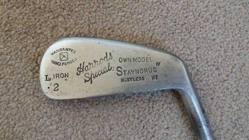 Golf club 2 iron made by Harrods