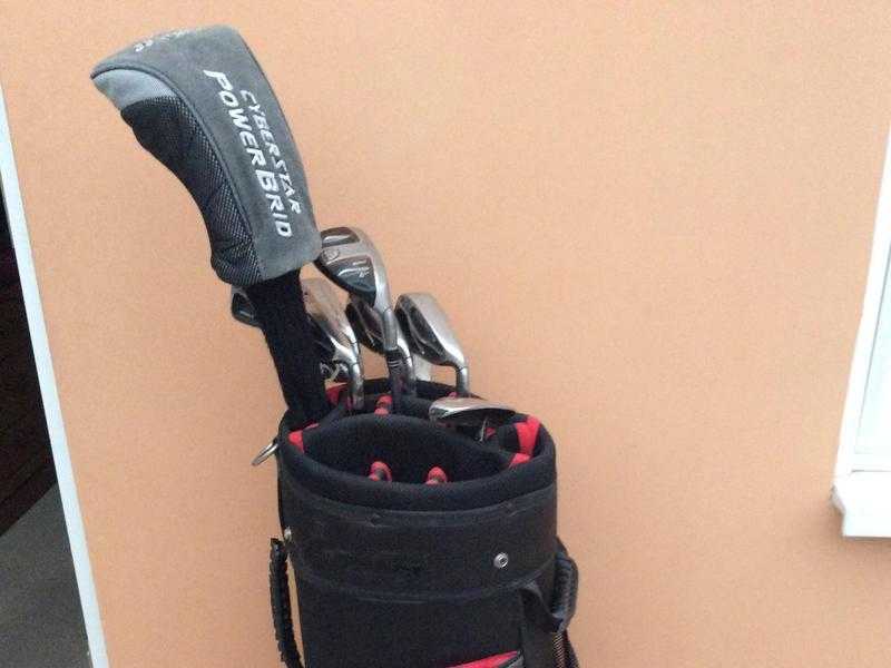 Golf clubs with bag