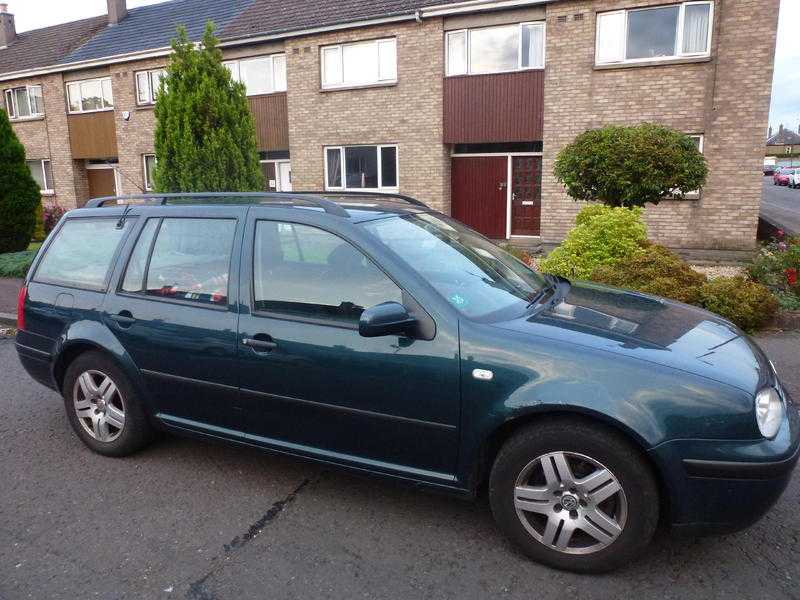 Golf Estate 1.9 se tdi 2001 MOT March 2016, Large Van capacity Roof Bars for Rack or Box ,Dog Mesh