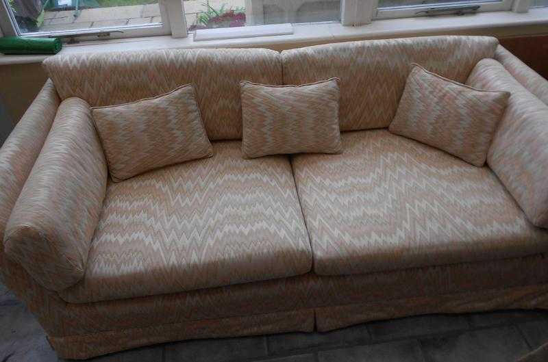 Good Solidly Made Sofa ,Chair and Footstool