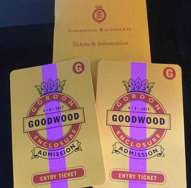 Goodwood Racecourse Tickets