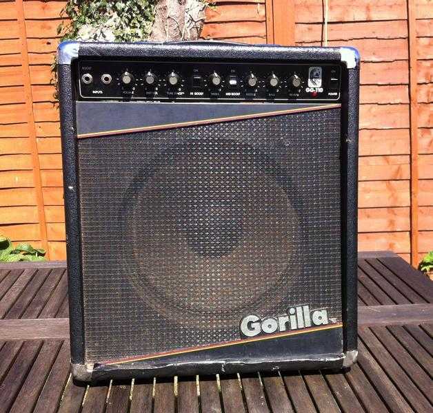 Gorilla GG 110 150Watt Guitar Amp. Combo with Reverb.