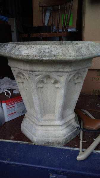 gothic stone urn planter