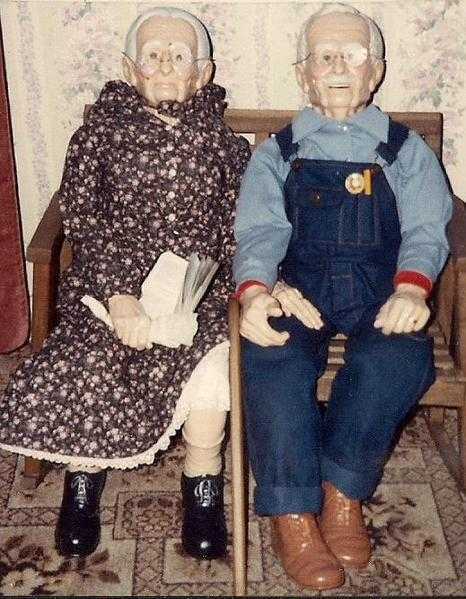 Grandma and grandpa dolls 27quotCollectable