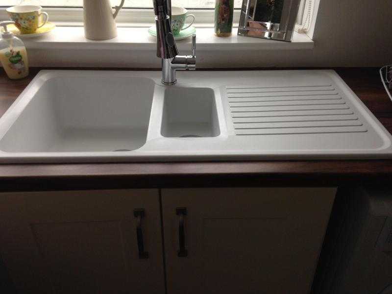 Granite white sink