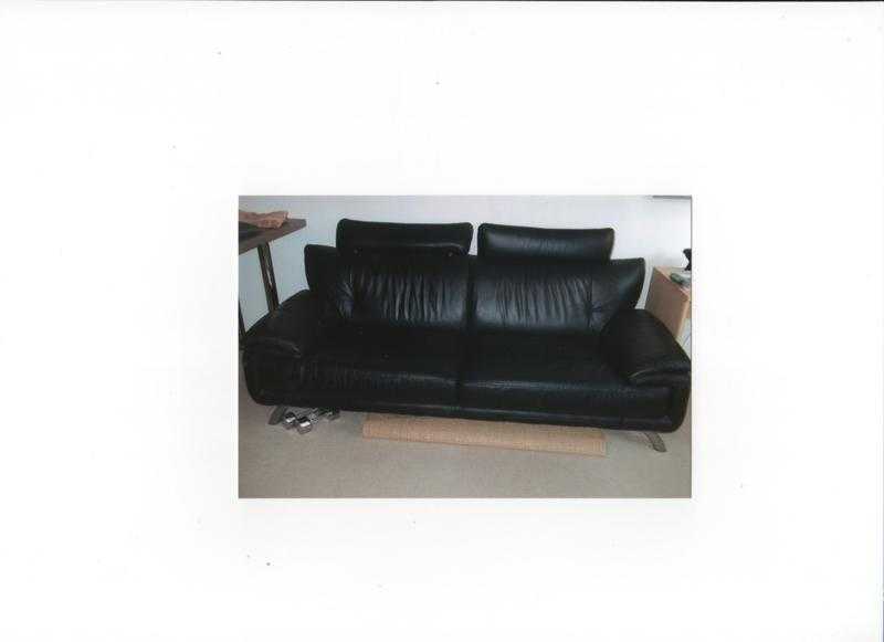 GREAT BARGIN Luxery Black leather sofa Excellent Condition