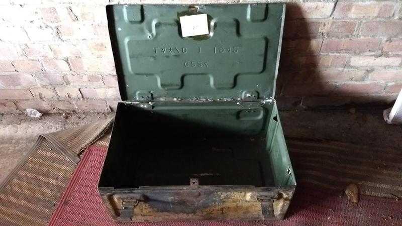 Green Army Metal Box