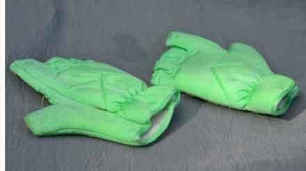 Green Bike Mitts