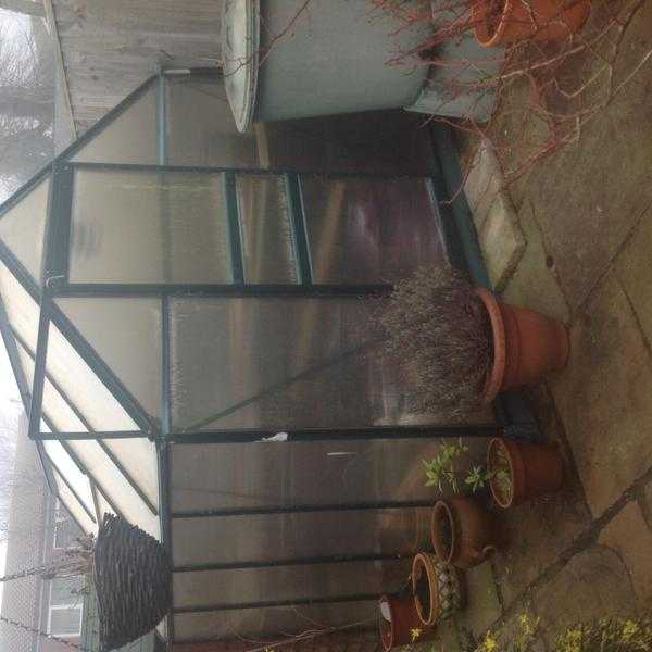 Greenhouse 8x6 with PVC corrigated panels