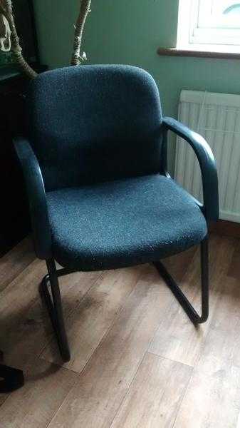 Grey fabric chair for homeoffice