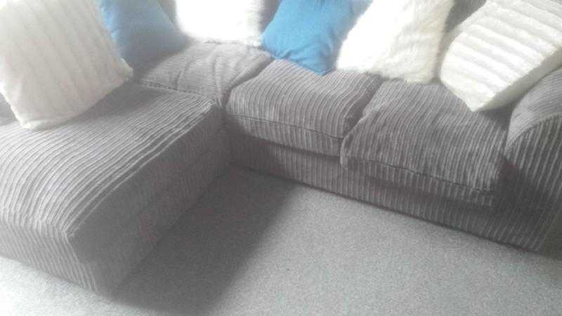 Grey Jumbo Sofa