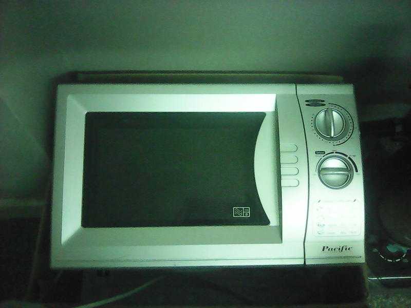 Grey Pacific microwave