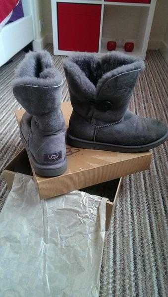 Grey UGG boots