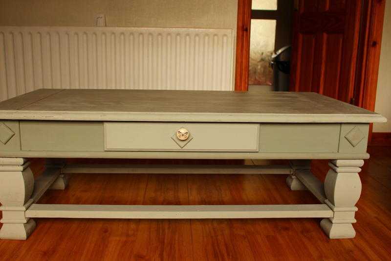 grey wooden coffee table for sale