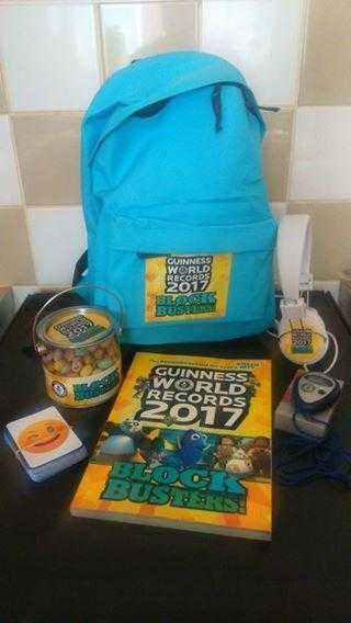 Guinness Book of Records Rucksack with Accessories -Brand new