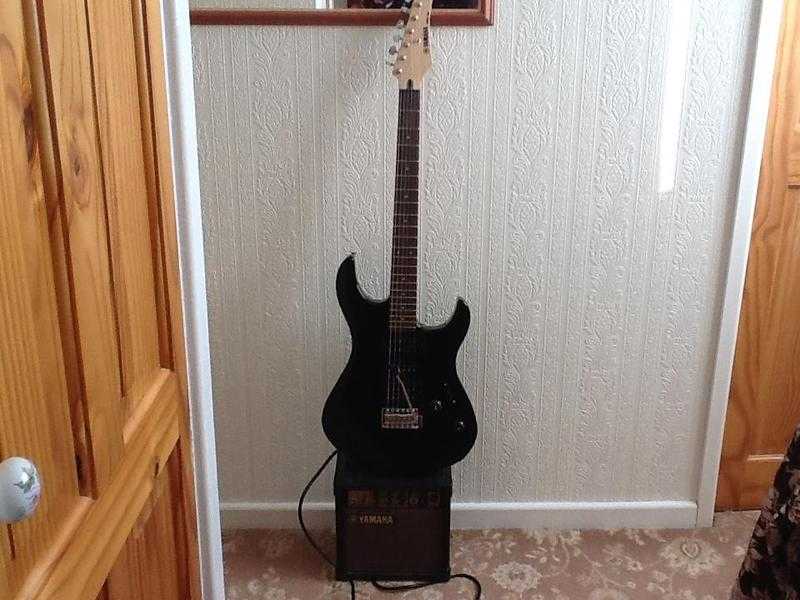 Guitar and amplifier