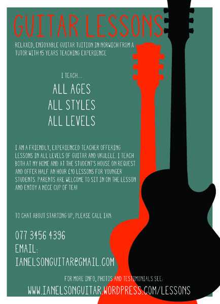 Guitar Lessons in Norwich
