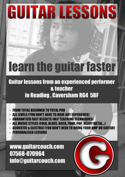 Guitar lessons in Reading