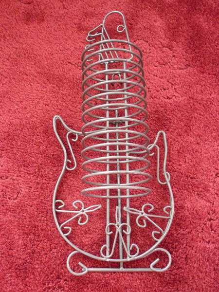 Guitar shaped CD Rack