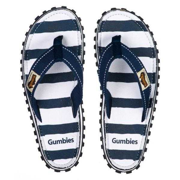 Gumbies - Islander Canvas Flip Flops Children039s Horizontal Stripe