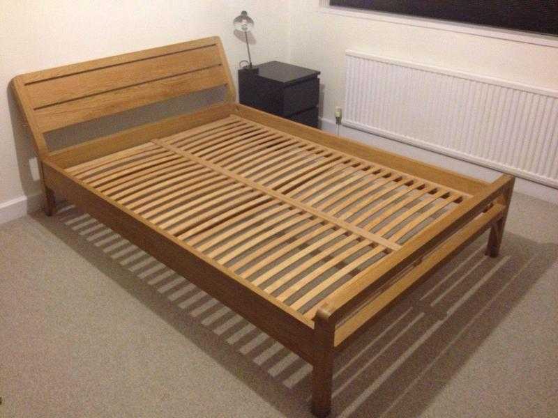 Habitat Radius Oak Double (140Cm) Bed