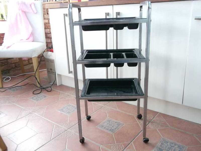 Hairdresser storage trolley