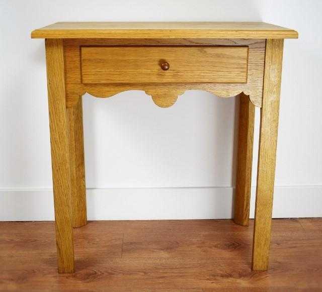 Hand Crafted Solid Oak Hall Table