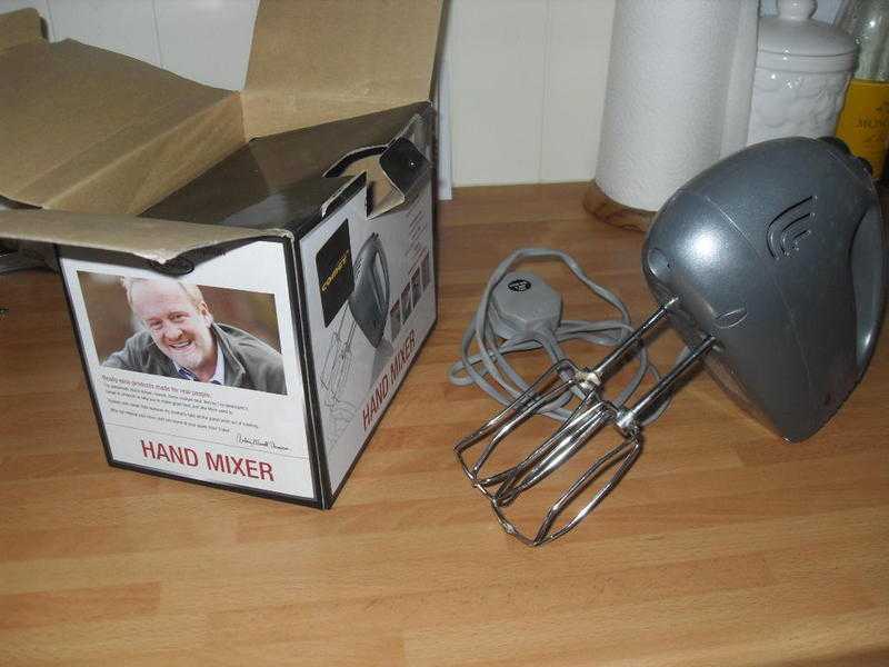 Hand held food mixer