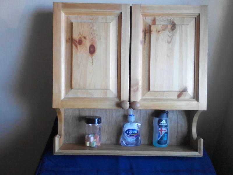 Hand Made Bathroom Cabinet  Solid Pine