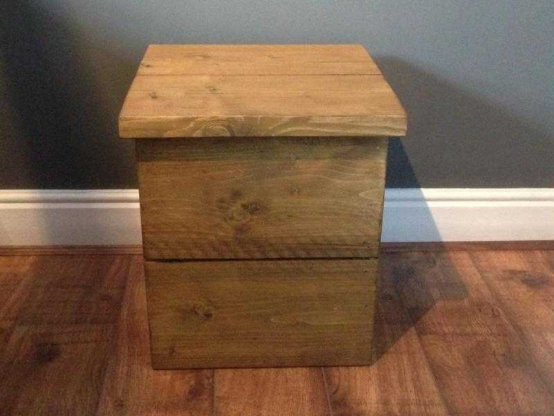 Hand made bedside table