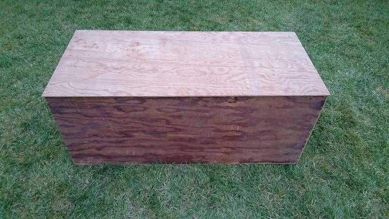 Hand made large wooden storage chest -  shabby chic coffee table