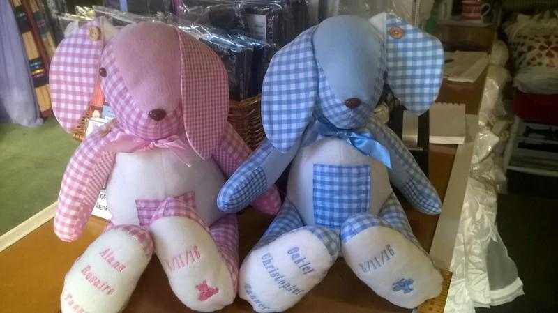 HAND MADE MEMORY KEEPSAKE BEARS, TOYS amp CUSHIONS. PERSONALISED