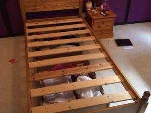 Hand Made Pine Bed