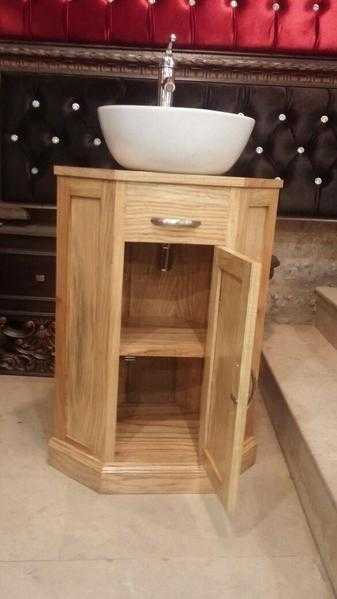 Hand Made Solid Cabinet with sink and taps