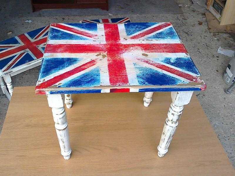 Hand painted coffee table