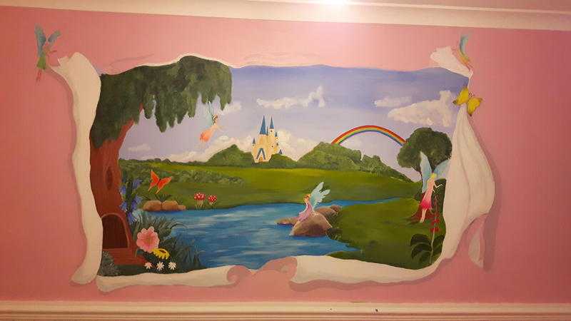 Hand painted murals