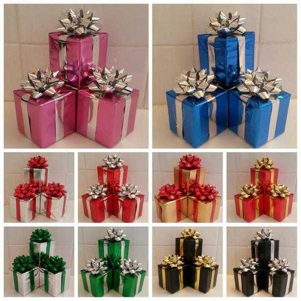 Handmade Christmas Parcel Decorations