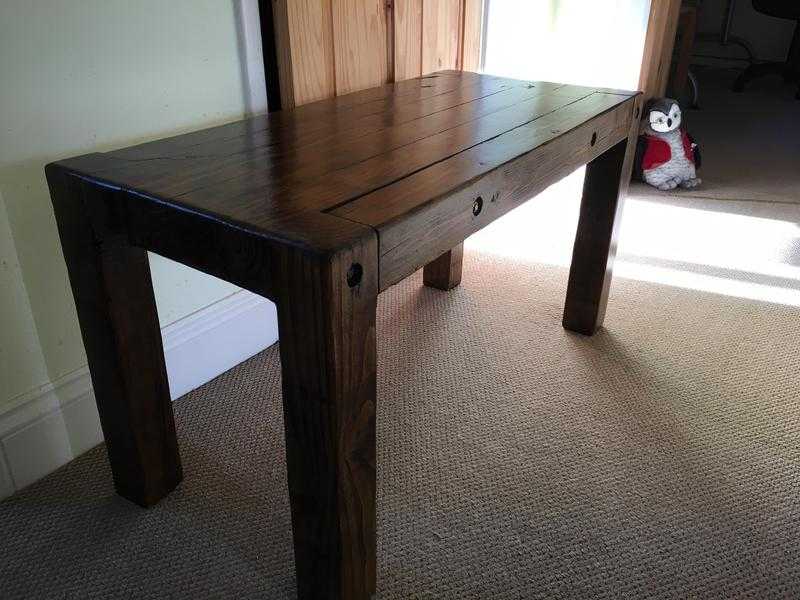 handmade hardwood coffee table