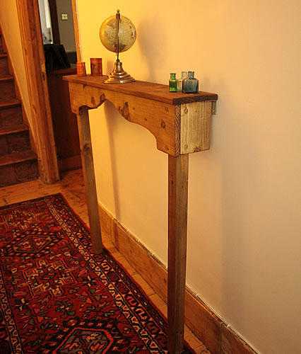 Handmade Narrow Table Hallway Console