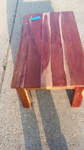 Handmade wooden coffee table