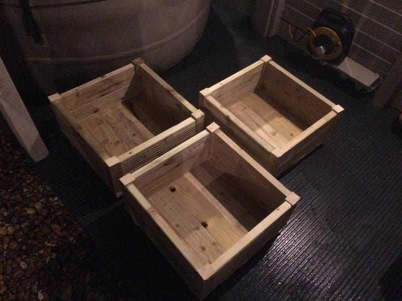 Handmade Wooden Planters