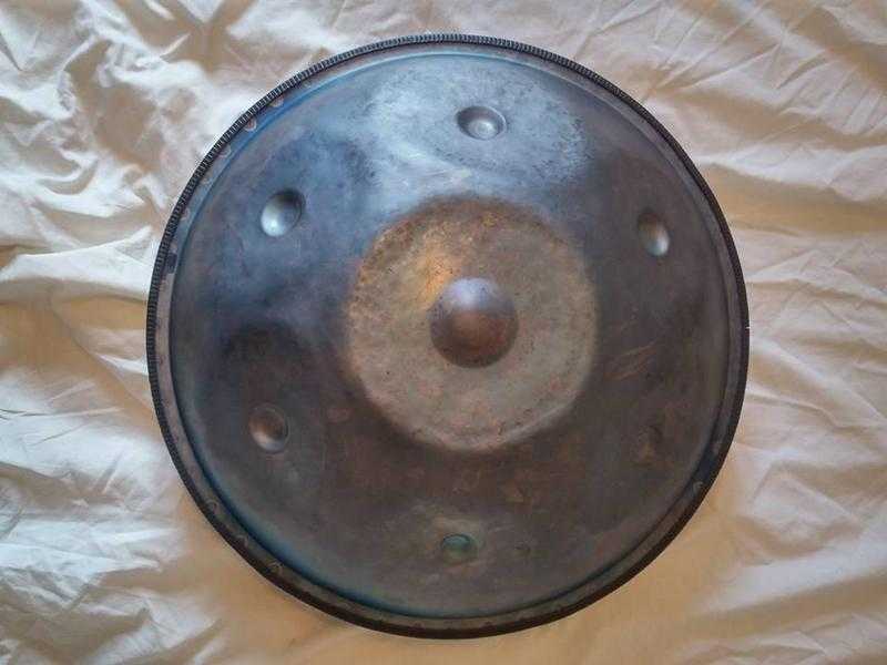 Handpan Steel Pan Drum, A hand pan in Sunrise Seven Scale