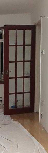 hardwood glazed internal  door