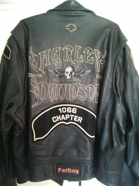 Harley Davidson rare style Leather Jacket 54quot