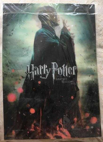 Harry Potter 3D movie poster.